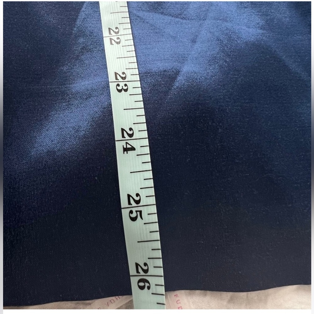 STAUD Shiny Royal Blue Satin Blazer - Picture 2 of 12